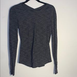 Lululemon Heather Gray Long Sleeve (8)
